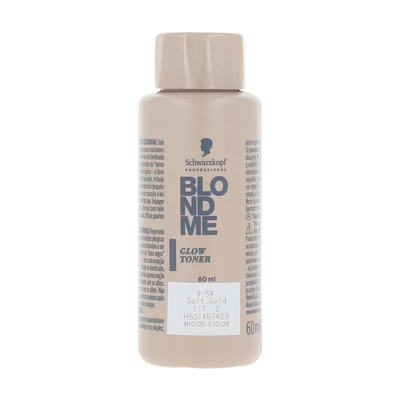 Schwarzkopf BLONDME matizador de brillo #Dorado Suave 9-54