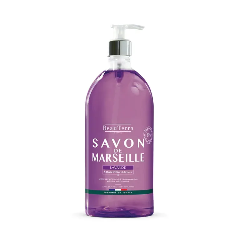 Beauterra MARSEILLE jabón lavanda 1000 ml