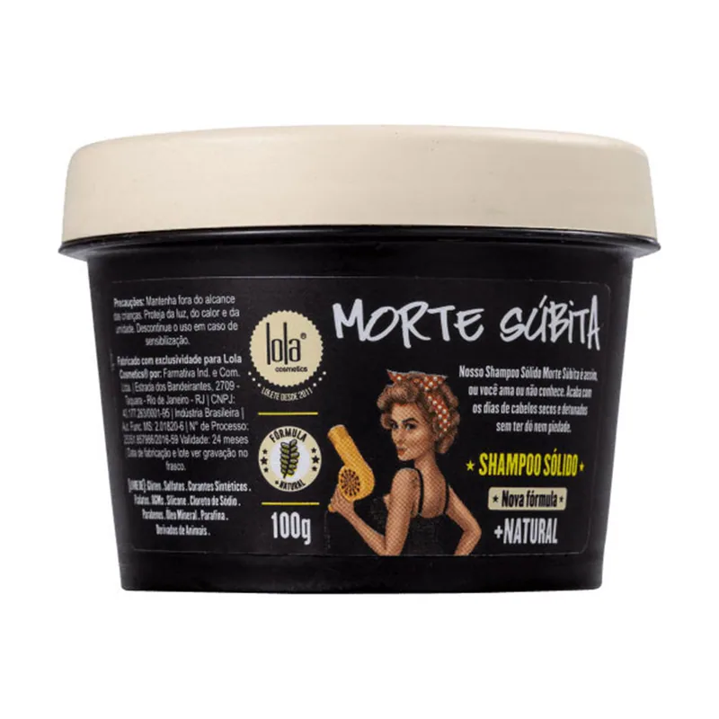 Lola Cosmetics Morte Súbita Champú Sólido 100 gr