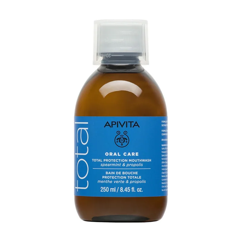 Apivita ENJUAGUE BUCAL natural con hierbabuena y propóleo 250 ml