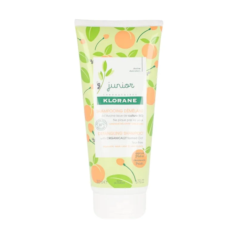 Klorane JUNIOR champú desenredante melocotón 200 ml