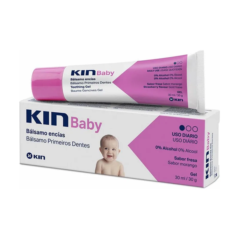 Kin BABY bálsamo encías gel #fresa