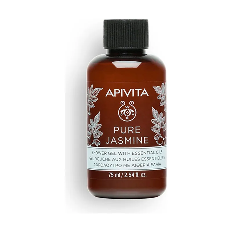 Apivita PURE JASMINE gel de baño con jazmín 75 ml
