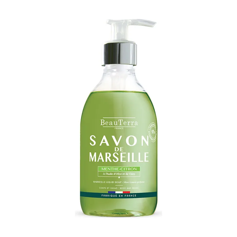 Beauterra MARSEILLE jabón menta-limón 300 ml