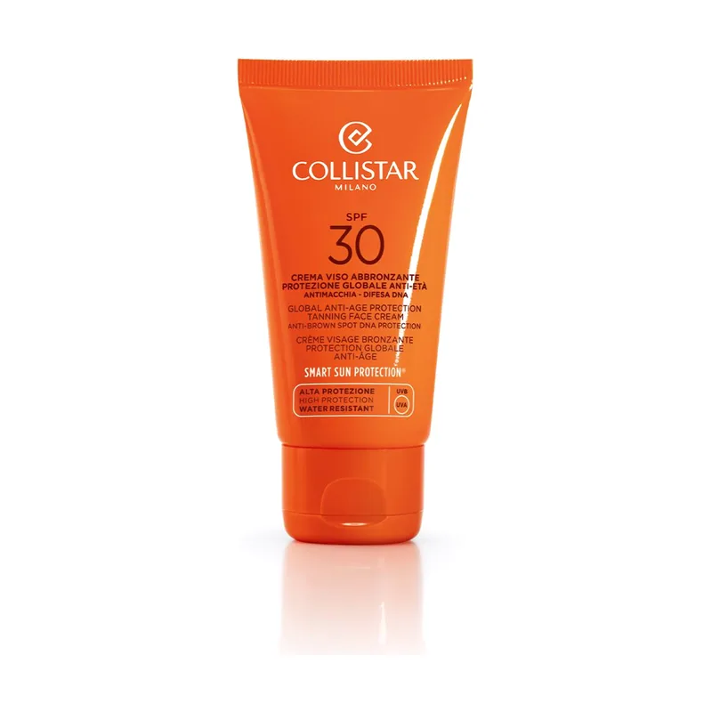 Collistar CREMA ROSTRO bronceadora protección global antiedad SPF30 50 ml