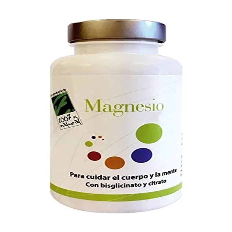 100% Natural Magnesio 180 Cápsulas