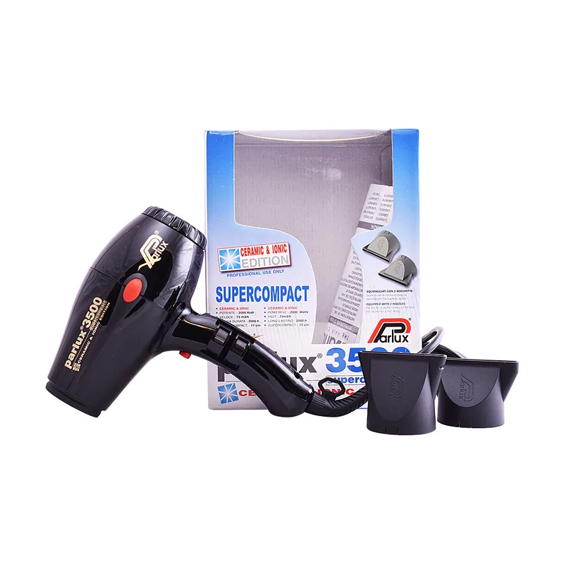 Parlux 3500 Supercompact Secador #negro