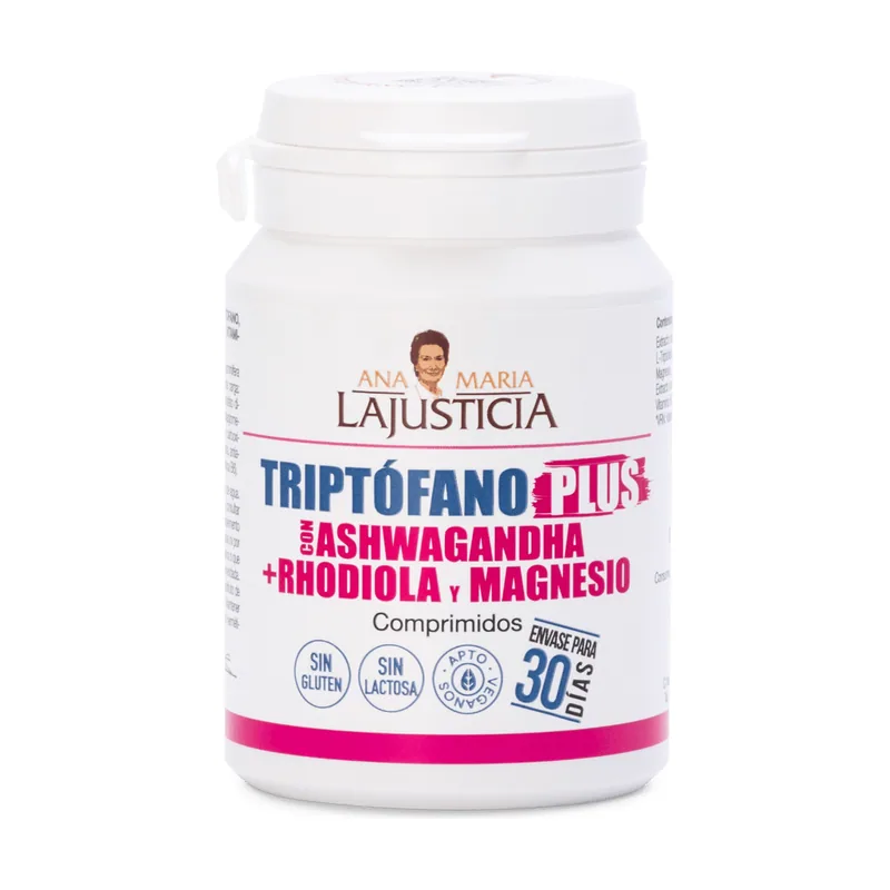 Ana María Lajusticia Triptófano Plus Ashwagandha Rhodiola y Magnesio 60 Comprimidos