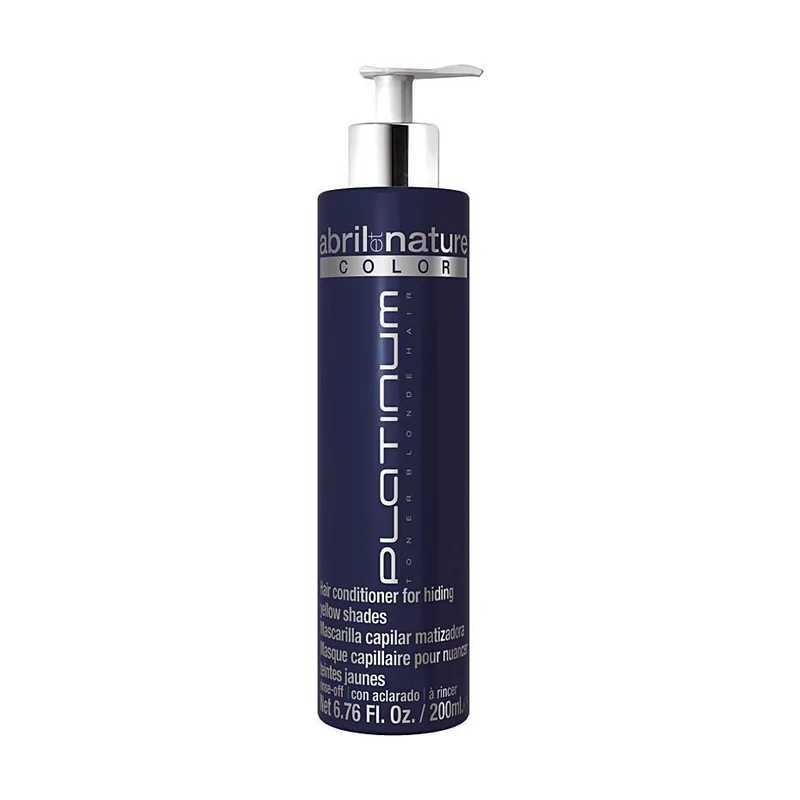 Abril Et Nature platinum hair conditioner hiding yellow shades 200 ml