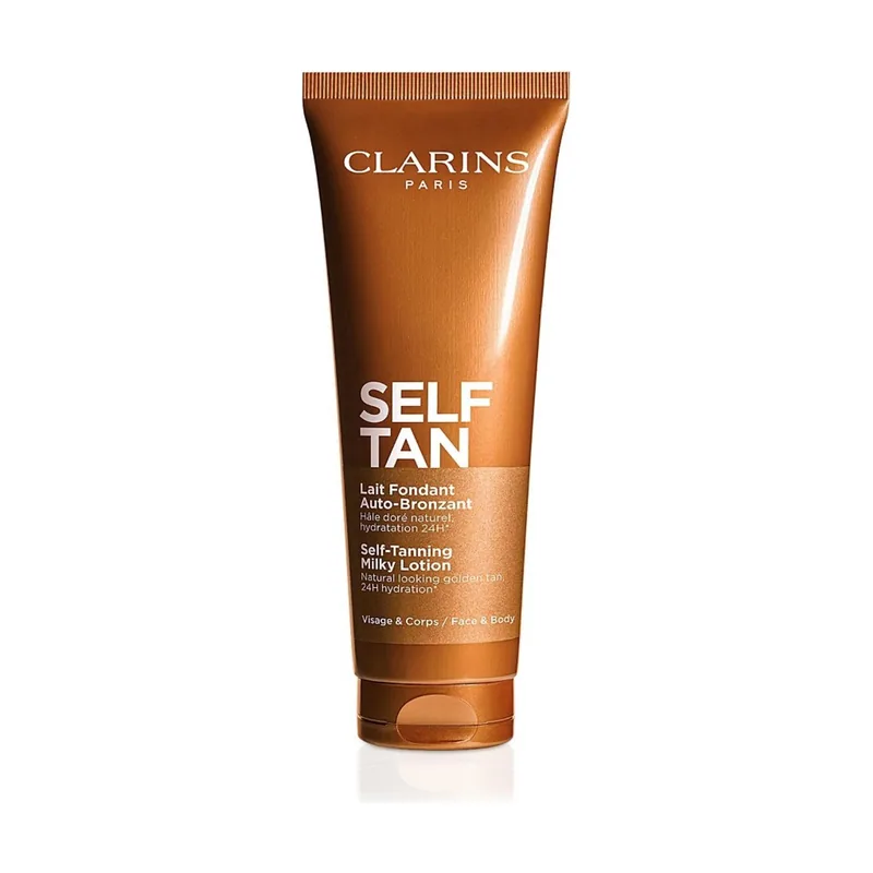 Clarins LECHE AUTOBRONCEADORA rostro y cuerpo 125 ml