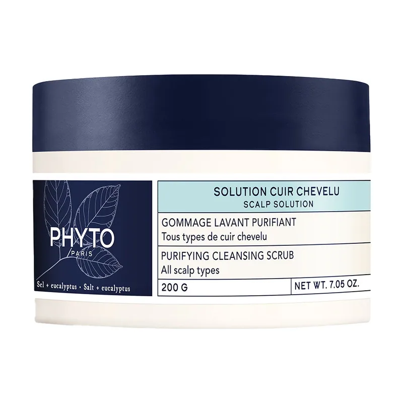 Phyto SOLUCIONES CUERO CABELLUDO mascarilla purificante exfoliante 200 gr
