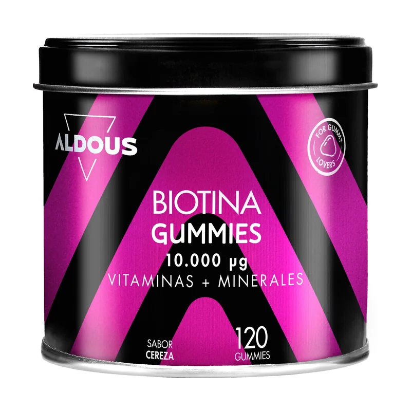 Aldous Bio Aldous Biotina 10.000 mcg 120 Gummies