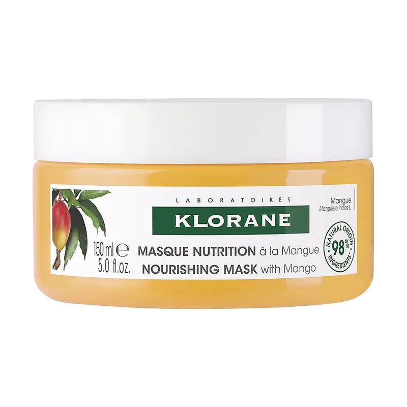 Klorane AL MANGO mascarilla nutritiva para cabello seco 150 ml