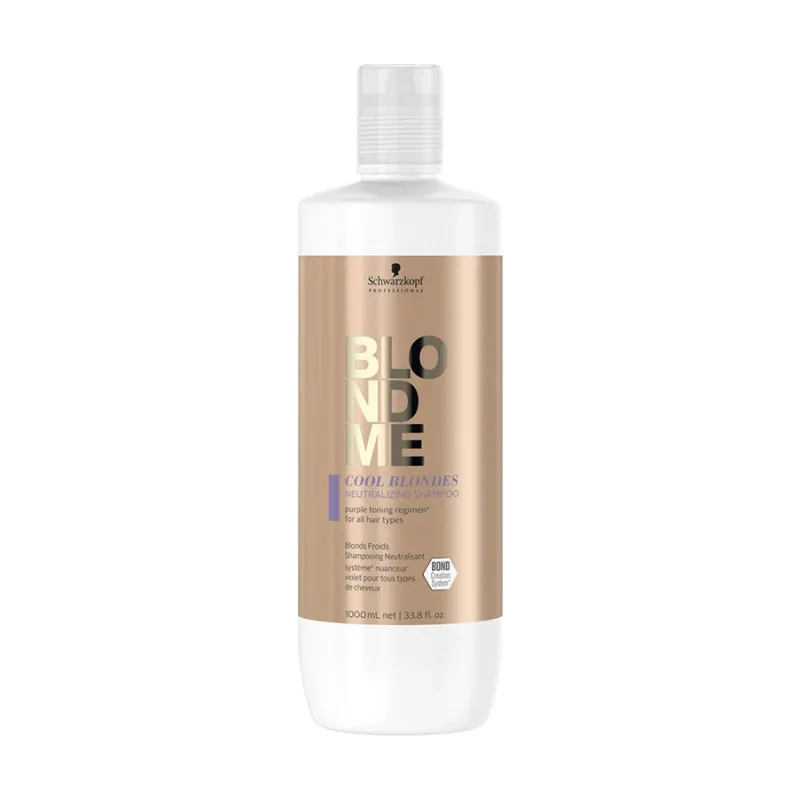 Schwarzkopf BLONDME cool blondes neutralizing shampoo 1000 ml