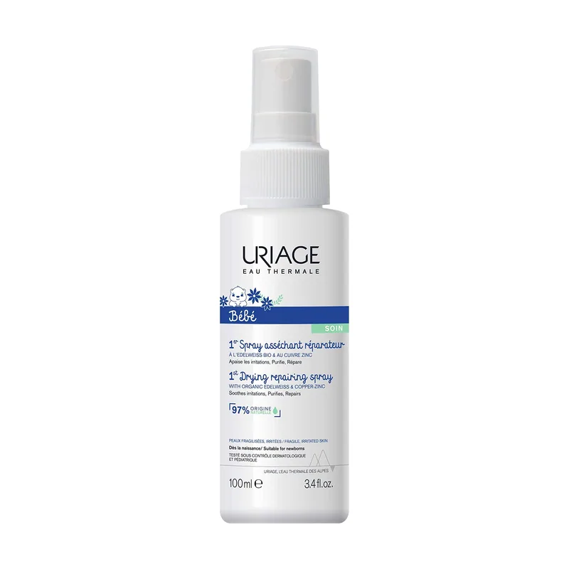 Uriage 1ER spray CU-ZN+ tratamiento zonas húmedas 100 ml