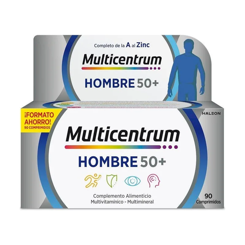 Multicentrum Hombre 50+ 90 Comprimidos