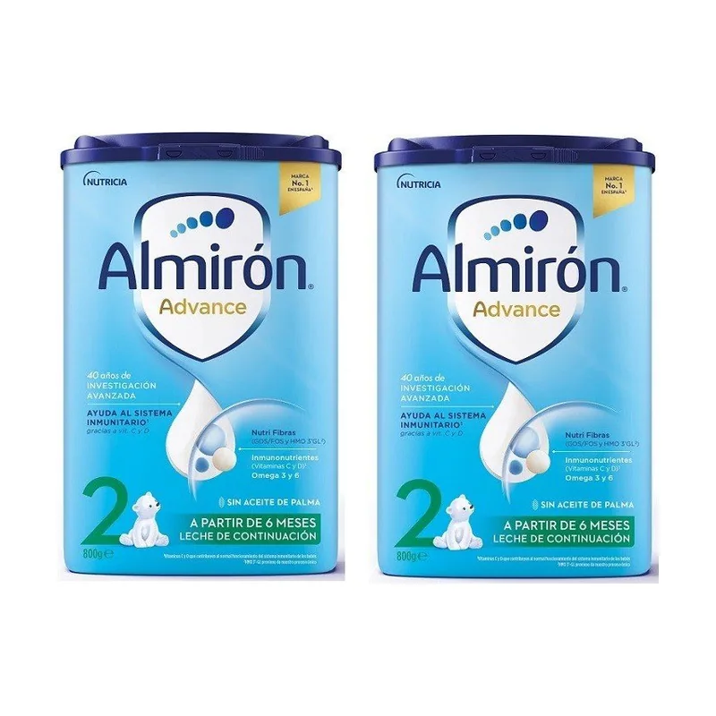 Almirón Advance 2 Duplo Leche de Continuación 2x800gr FÓRMULA