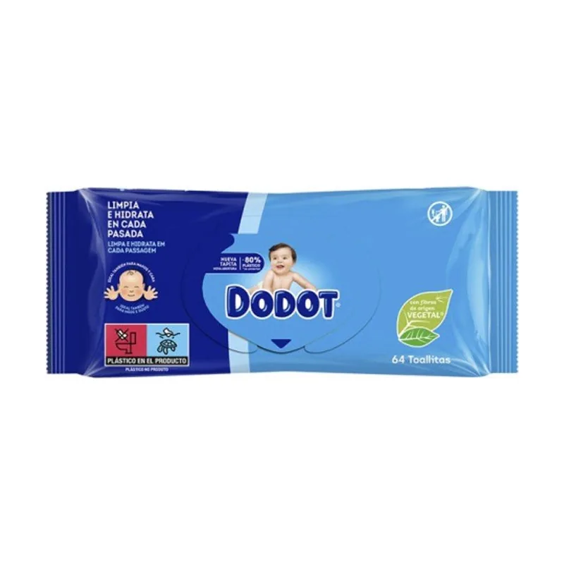 Dodot Toallitas para Bebés x64 Unidades