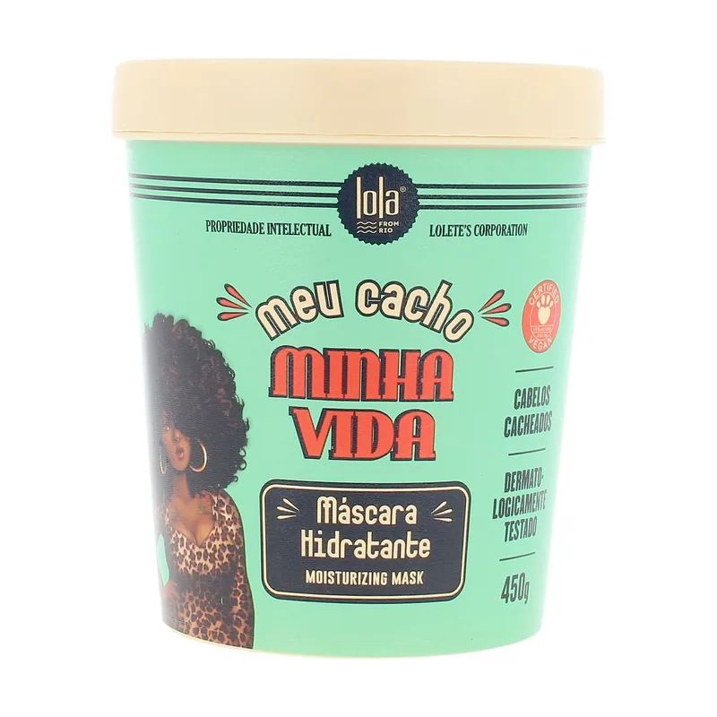 Lola Cosmetics Meu Cacho Minha Vida Máscara de Hidratación 450 ml