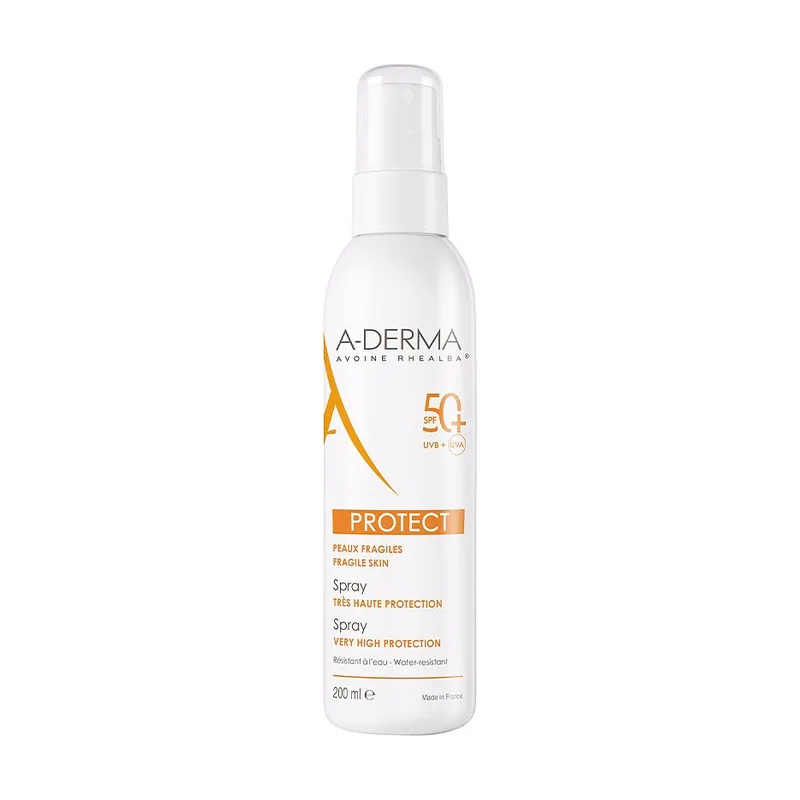 A-derma PROTECT spray solar SPF50+ 200 ml