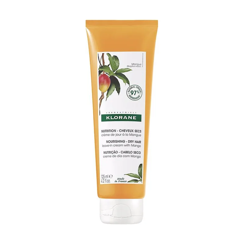 Klorane AL MANGO crema nutrición sin aclarado para cabello seco 125 ml