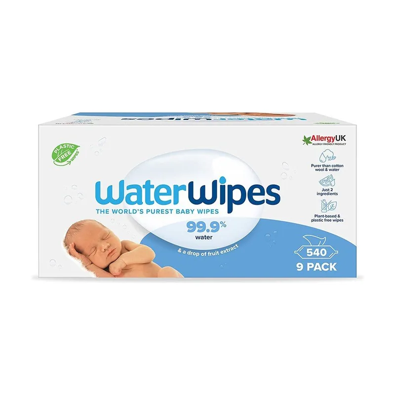 WaterWipes Caja con 9x60 unidades