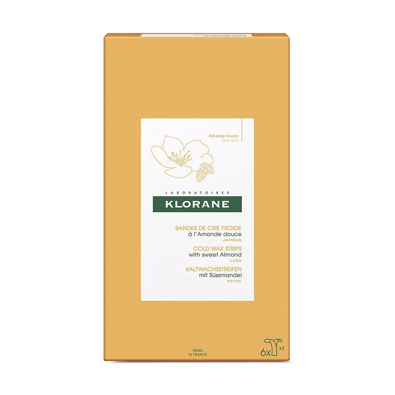 Klorane A LA ALMENDRA DULCE bandas de cera 6 u