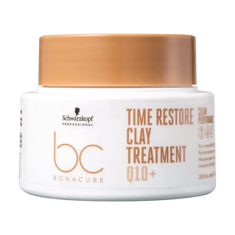 Schwarzkopf BC TIME RESTORE Q10+ clay treatment 200 ml