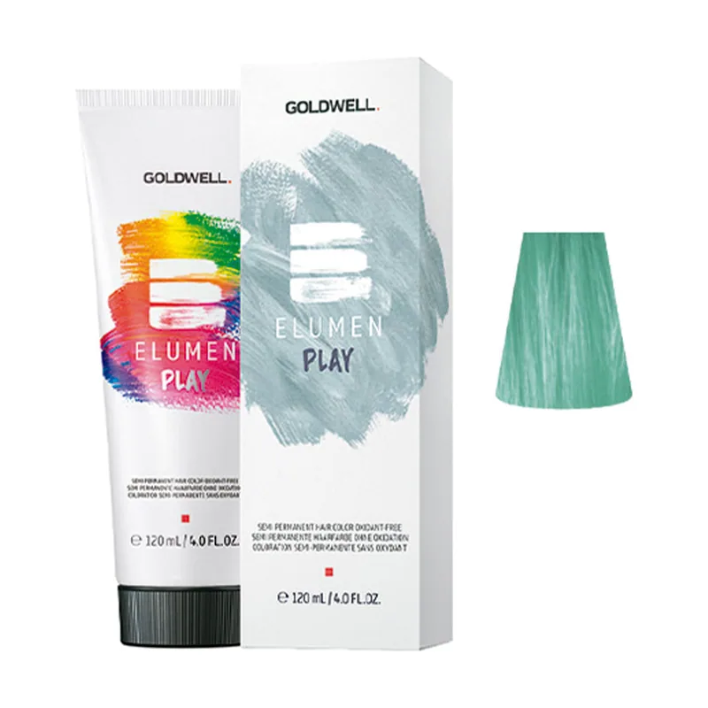Goldwell ELUMEN PLAY semi permanent hair oxidant-free #mint