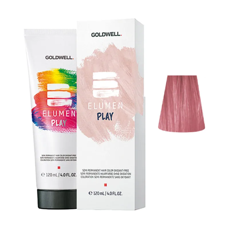 Goldwell ELUMEN PLAY semi permanent hair oxidant-free #rose