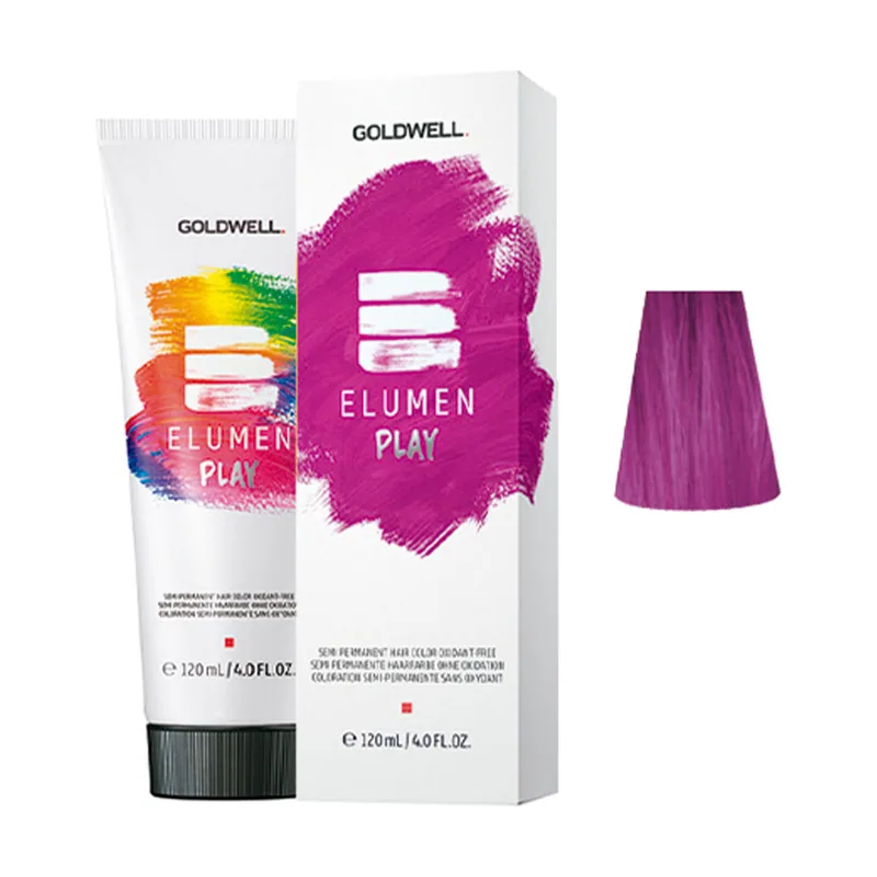 Goldwell ELUMEN PLAY semi permanent hair oxidant-free #pink
