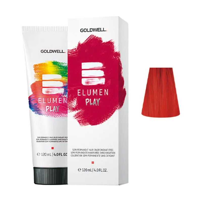 Goldwell ELUMEN PLAY semi permanent hair oxidant-free #red