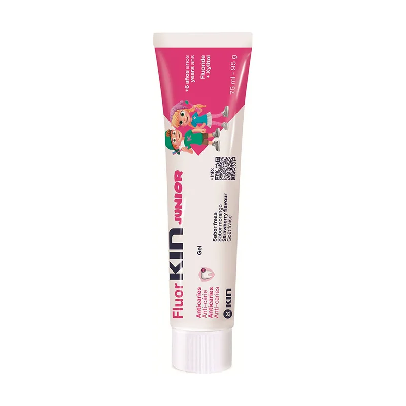 Kin FLUORKIN JUNIOR gel dentífrico #fresa