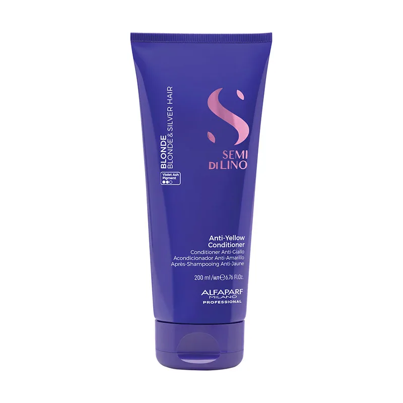 Alfaparf Milano SEMI DI LINO blonde & silver conditioner 200 ml