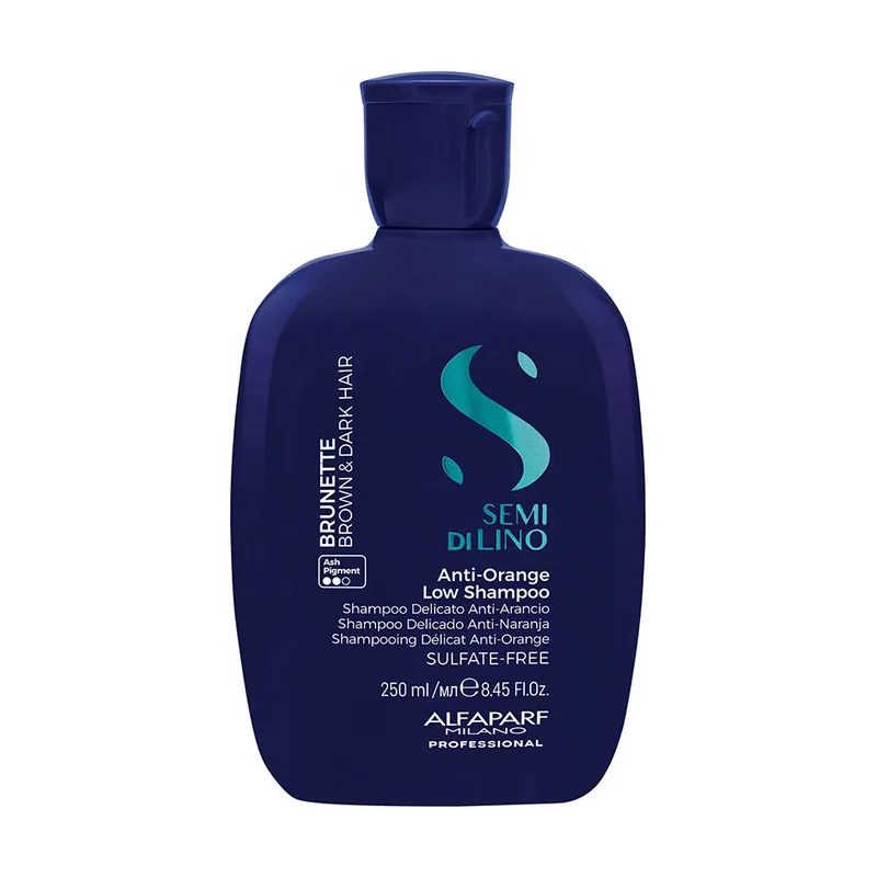 Alfaparf Milano SEMI DI LINO brunette brown & dark shampoo 250 ml