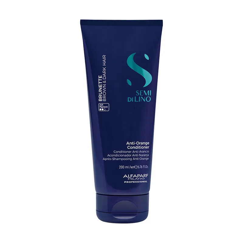 Alfaparf Milano SEMI DI LINO brunette brown & dark conditioner 200 ml