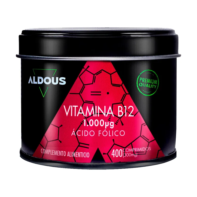 Aldous Bio Aldous Vitamina B12 con Ácido Fólico 400 Comprimidos