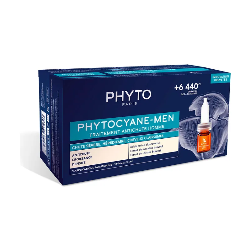 Phyto PHYTOCYANE-MEN tratamiento anticaída hombre 12 x 3,5 ml