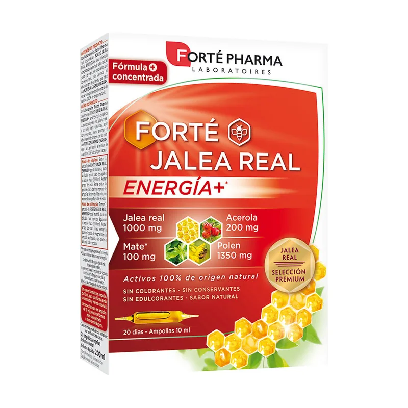 Forte Pharma FORTÉ JALEA REAL energía+ ampollas 20 u