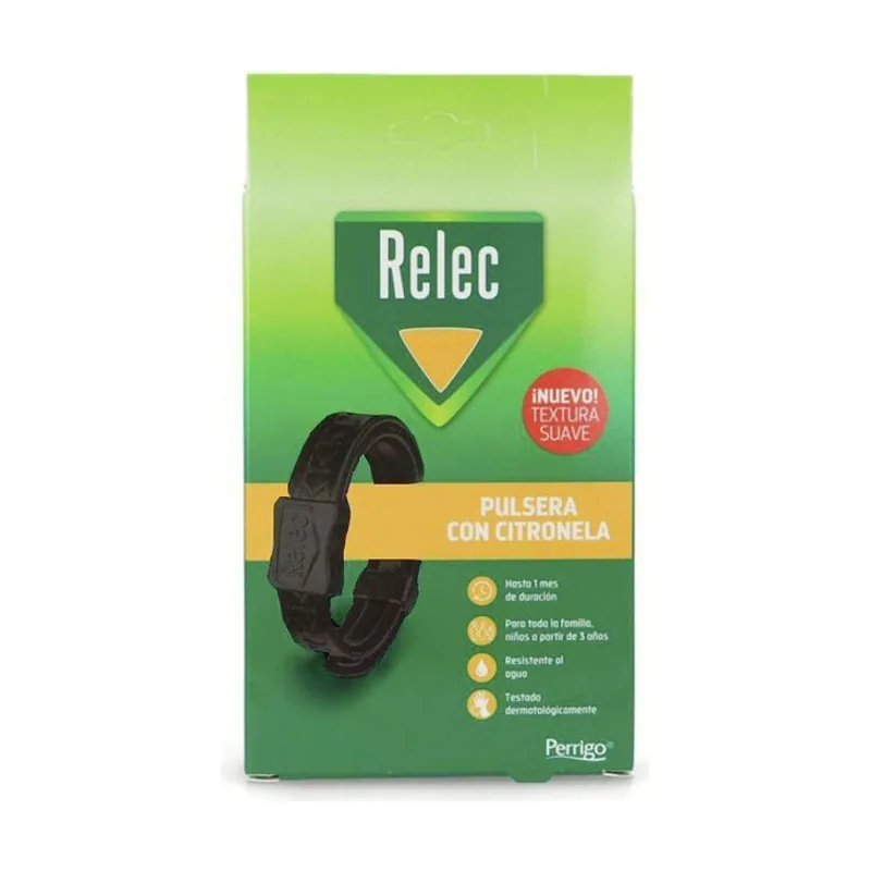 Relec FAMILIA pulsera antimosquitos negra 1 u