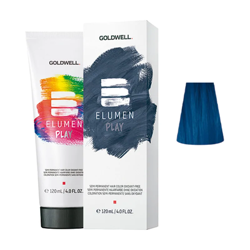 Goldwell ELUMEN PLAY semi permanent hair oxidant-free #blue