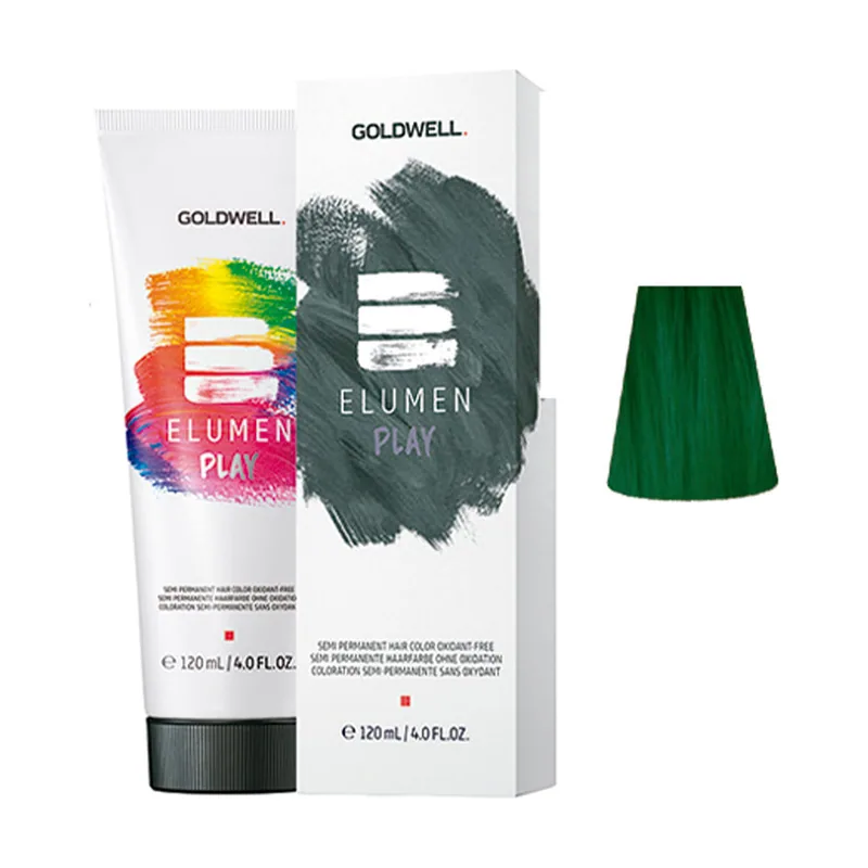 Goldwell ELUMEN PLAY semi permanent hair oxidant-free #green