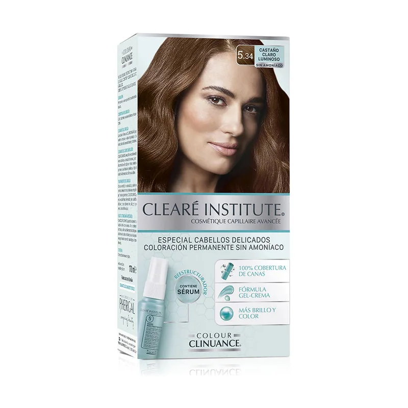Clearé Institute CLINUANCE cabellos delicados #5.34-castaño claro luminoso