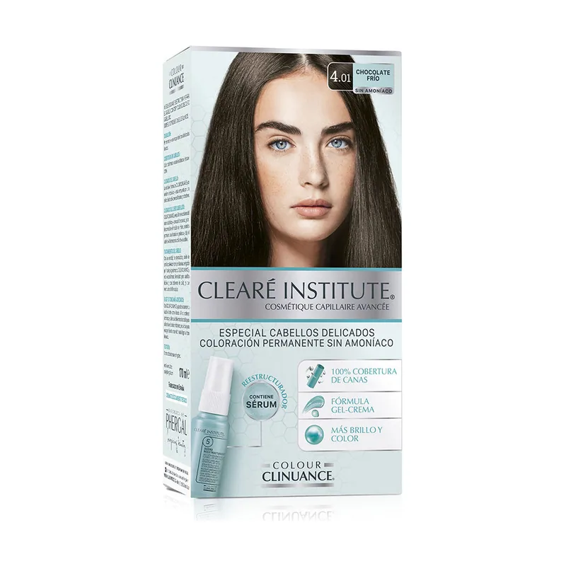 Clearé Institute CLINUANCE cabellos delicados #4.01-chocolate frio