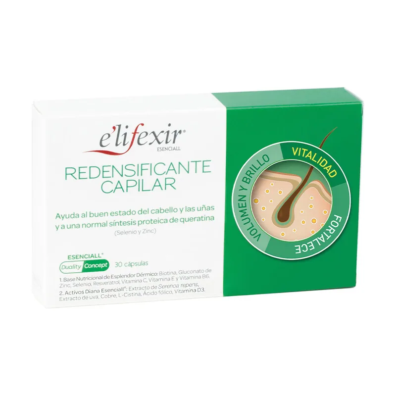 Elifexir ESENCIALL redensificante capilar cápsulas 30 u