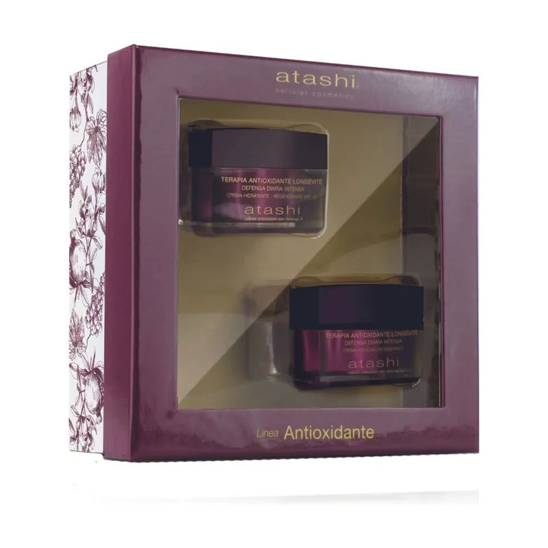 Atashi Ritual Antioxidante Antiedad Y Regenerante Inmediato Estuche 2 pz