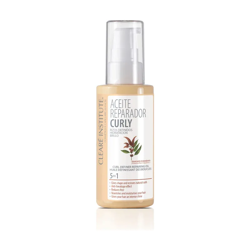Clearé Institute ACEITE REPARADOR CURLY rizos definidos hidratación brillo 50 ml