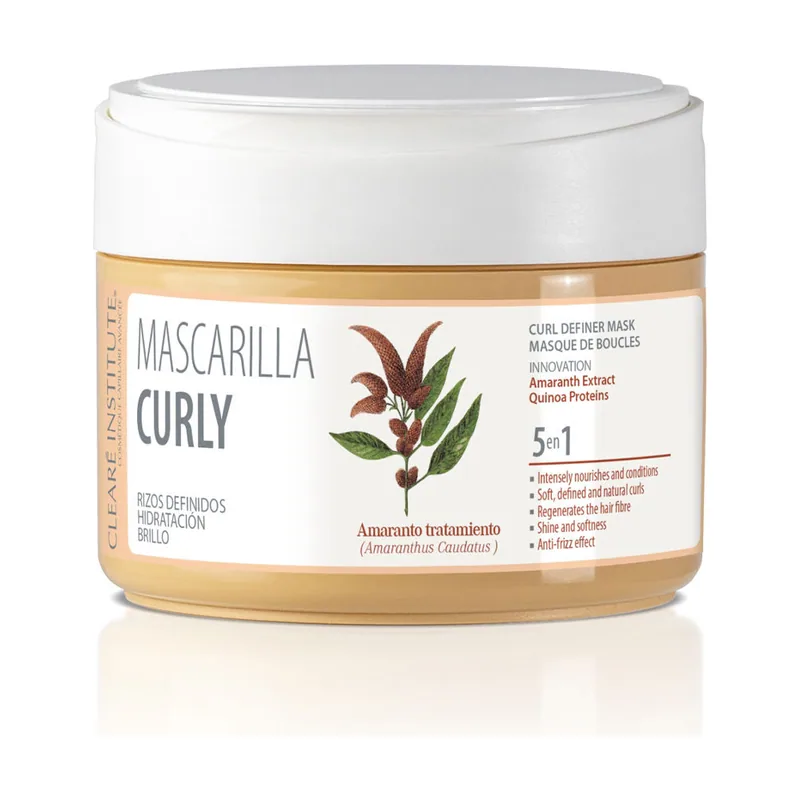 Clearé Institute MASCARILLA CURLY rizos definidos hidratación brillo 300 ml