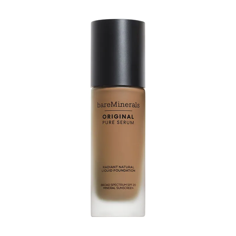 Bare Minerals PURE SERUM liquid foundation #Medium Deep Neutral 4.5
