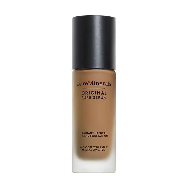 Bare Minerals PURE SERUM liquid foundation #Medium Deep Warm 4.5